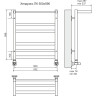 Полотенцесушитель водяной TERMINUS ХЕНДРИКС П6 500x596 4670030723192
